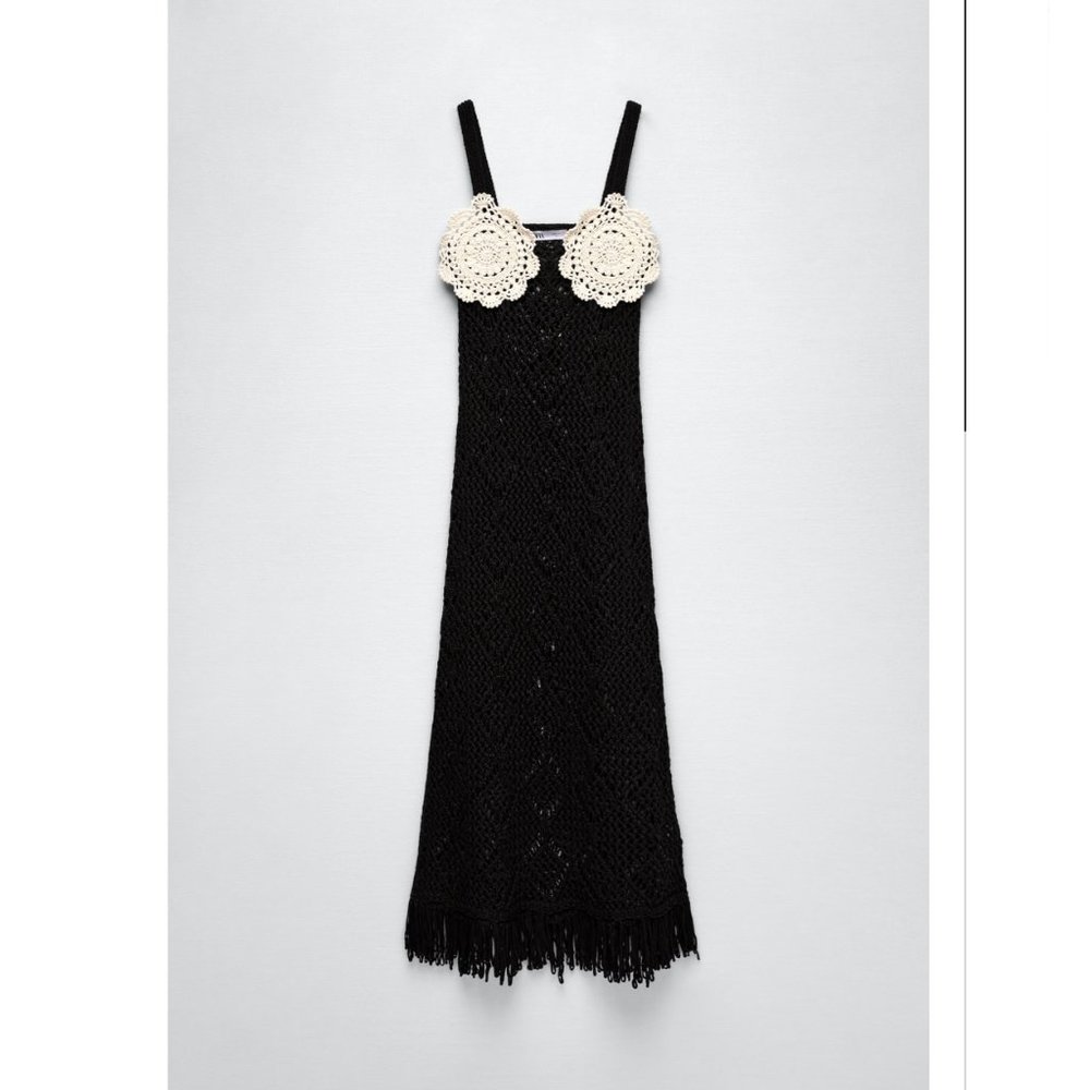 Zara Knit Flapper Dress S